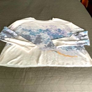 A+nthropologie Cropped Thermal Top